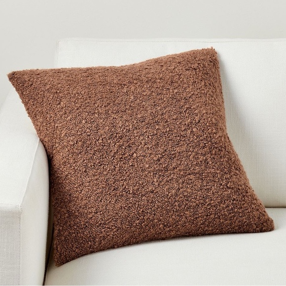 Pottery Barn Boucle Pillow Case 20”, Rosewood Color - Picture 1 of 2